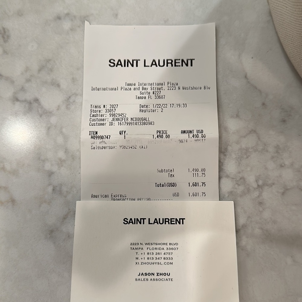 Saint Laurent Rive Gauche Bucket Bag *AUTHENTIC* LIMITED TIME PRICE REDUCTION! - Picture 9 of 10